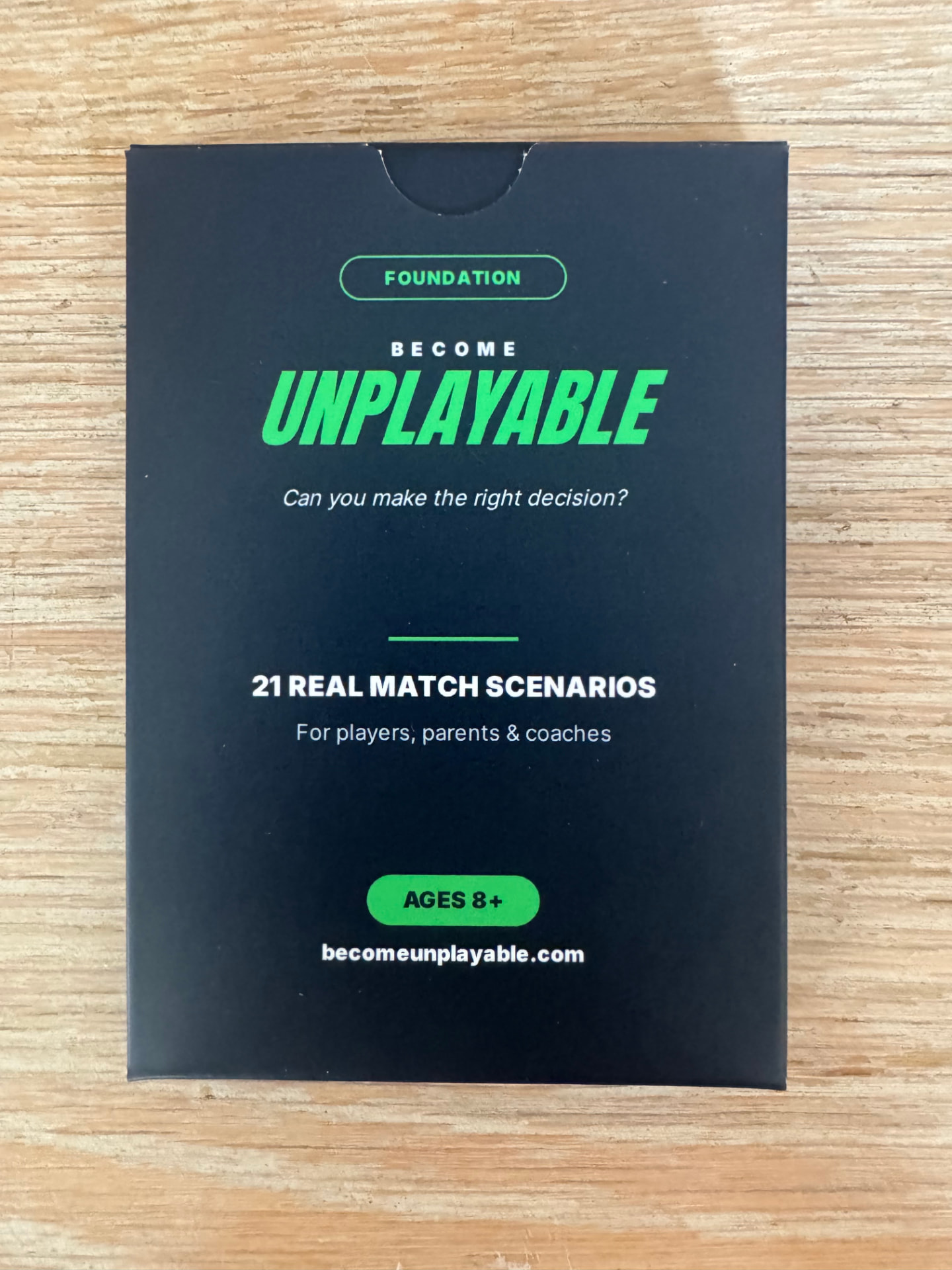 Become Unplayable Foundation Pack box close-up